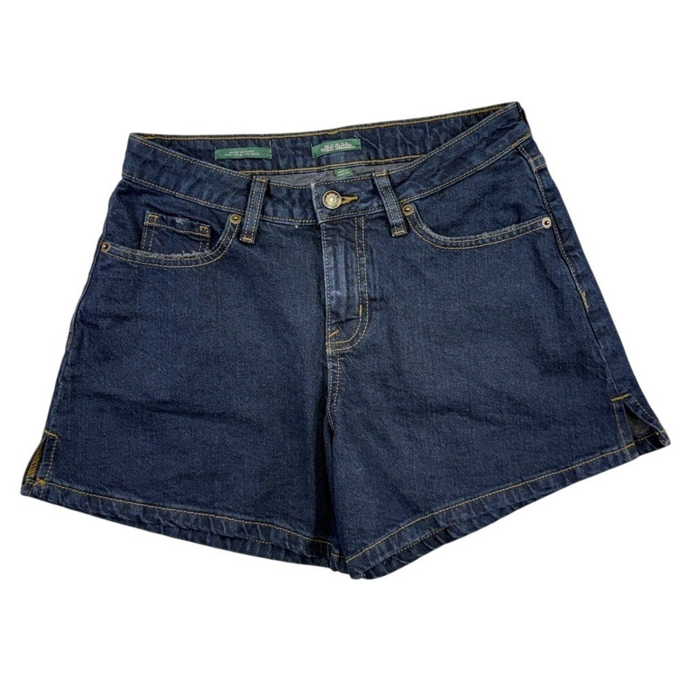 Wild Fable Womens Mid Rise Dark Wash Denim Shorts Indigo Blue Size 2
